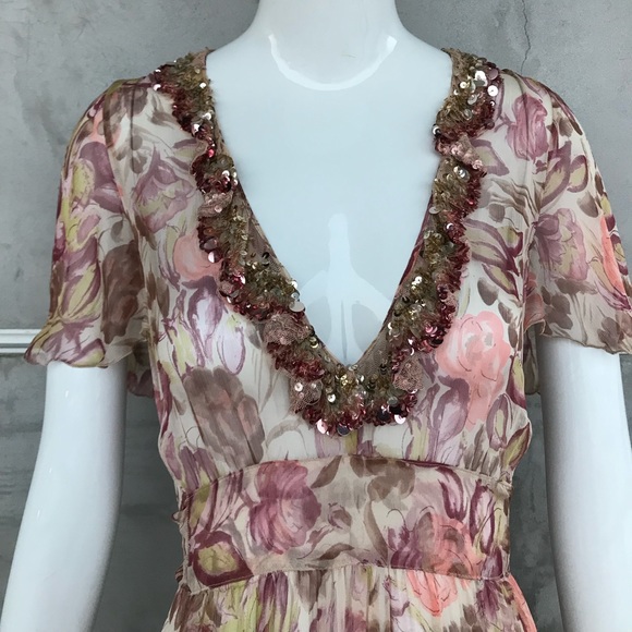 Blumarine Silk Chiffon Dress - Picture 3 of 5